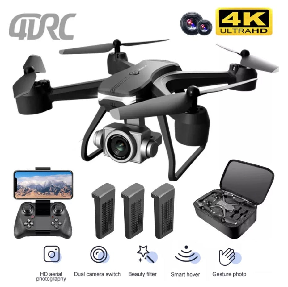 Drone V14 Pro 6K – Double Caméra HD, WiFi FPV, 30 Min de Vol
