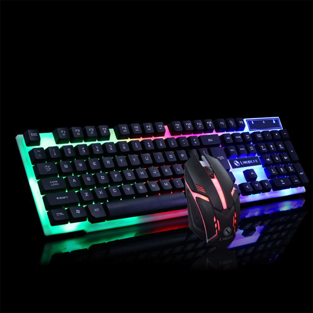 Combo Clavier Souris Gaming GTX300 – Rétroéclairé, 104 Touches, 1600 DPI