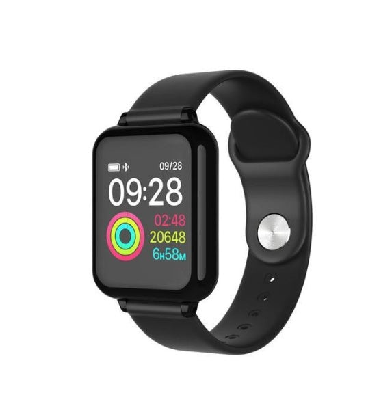 Montre Connectée B57 – Écran Couleur IPS, Compatible iPhone & Android