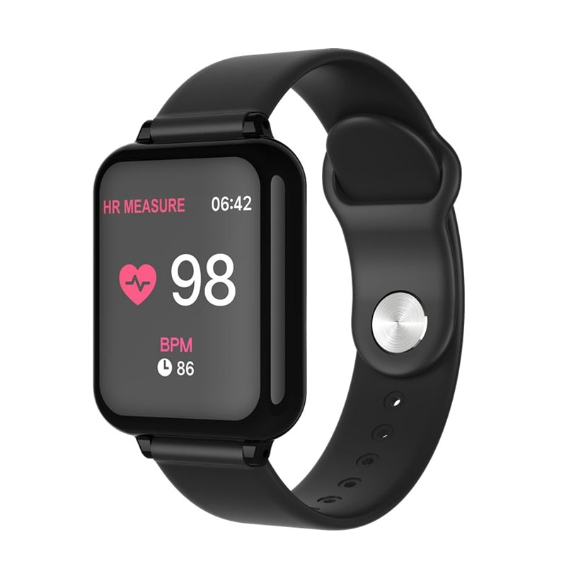 Montre Connectée B57 – Écran Couleur IPS, Compatible iPhone & Android