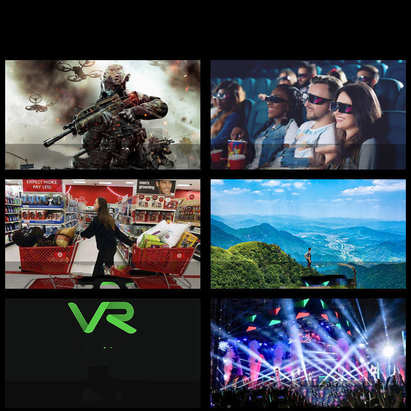 Lunettes VR 3D VRG Pro – Réalité Virtuelle Grand Angle, Compatible Smartphones 5-7 po