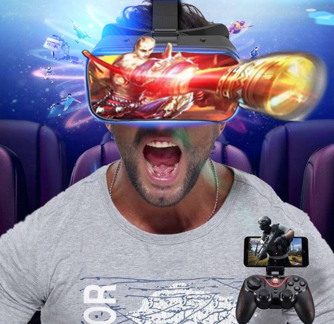 Lunettes VR 3D VRG Pro – Réalité Virtuelle Grand Angle, Compatible Smartphones 5-7 po