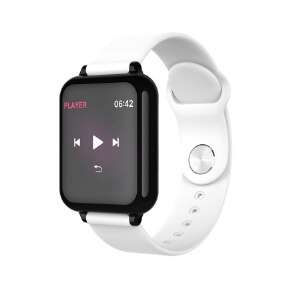 Montre Connectée B57 avec écran couleur IPS, suivi santé avancé, notifications en temps réel, compatible iPhone et Android.