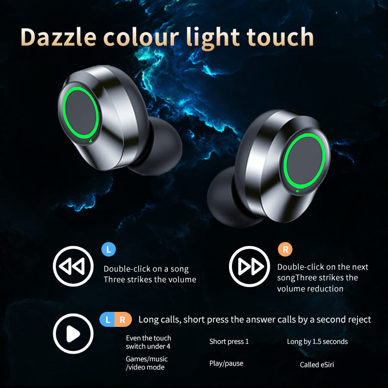 Écouteurs TWS YD03 – Bluetooth 5.3, Affichage LED, Réduction de Bruit