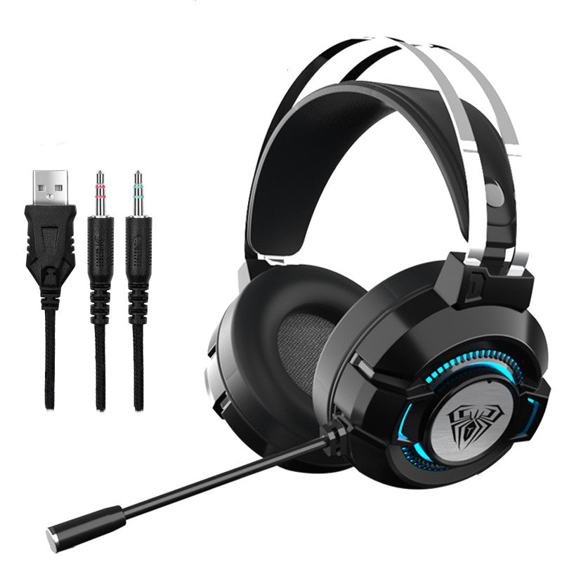 Casque Gaming S602 – Réduction de Bruit, Son 7.1 Virtuel & LED RGB
