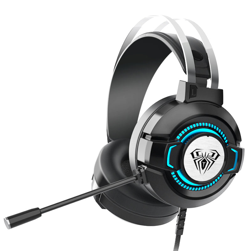 Casque Gaming S602 – Réduction de Bruit, Son 7.1 Virtuel & LED RGB