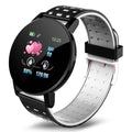 Montre Connectée 119 Plus avec suivi fréquence cardiaque, Bluetooth, écran LED 1,3 pouce et autonomie 7 jours