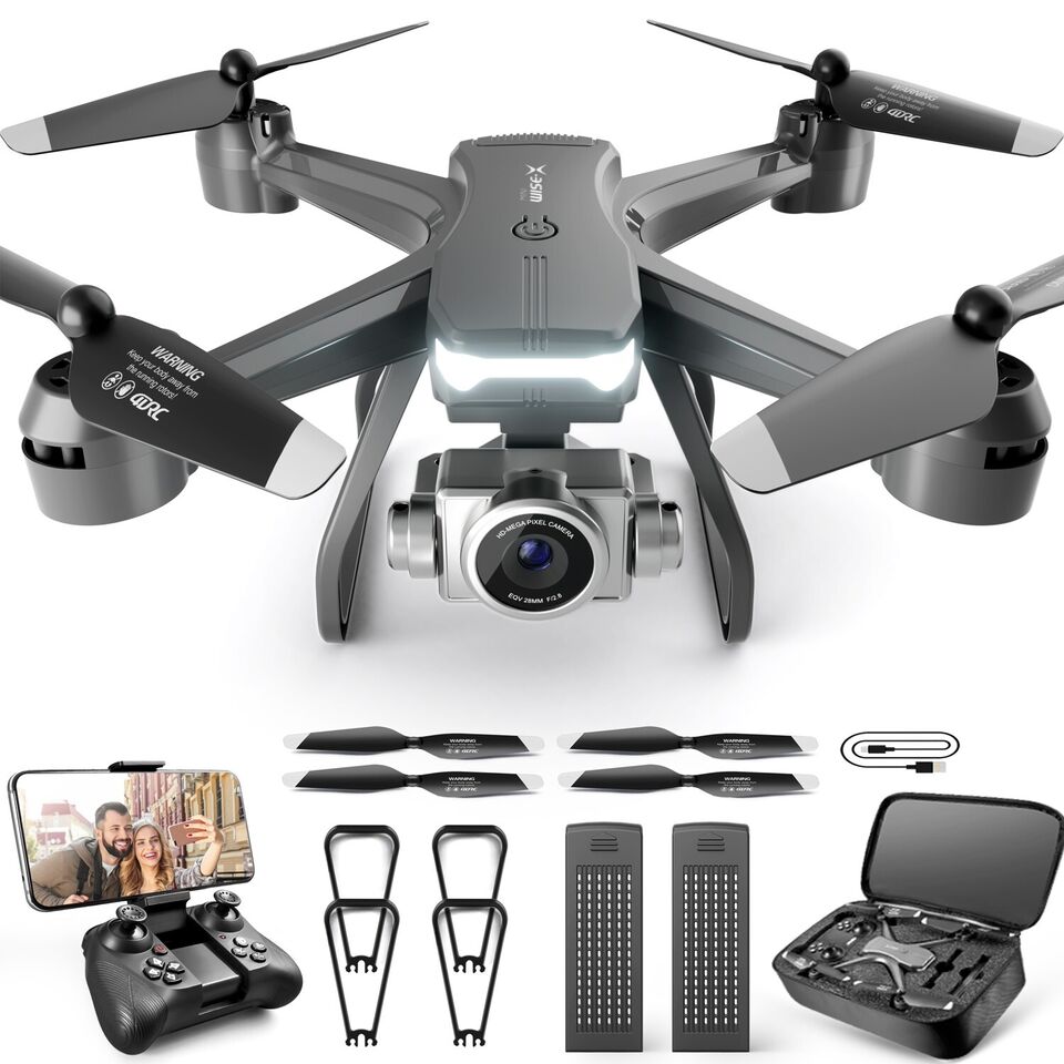 Drone V14 Pro 6K – Double Caméra HD, WiFi FPV, 30 Min de Vol
