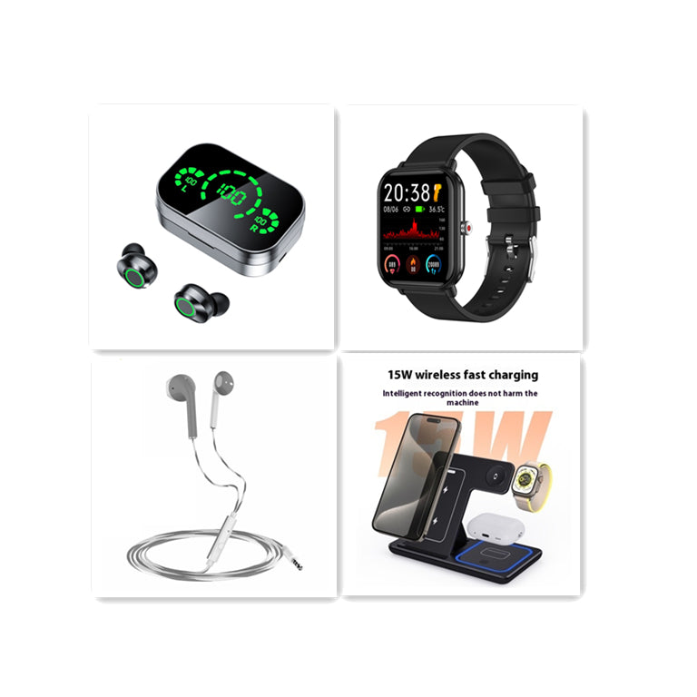 Écouteurs TWS YD03 – Bluetooth 5.3, Affichage LED, Réduction de Bruit