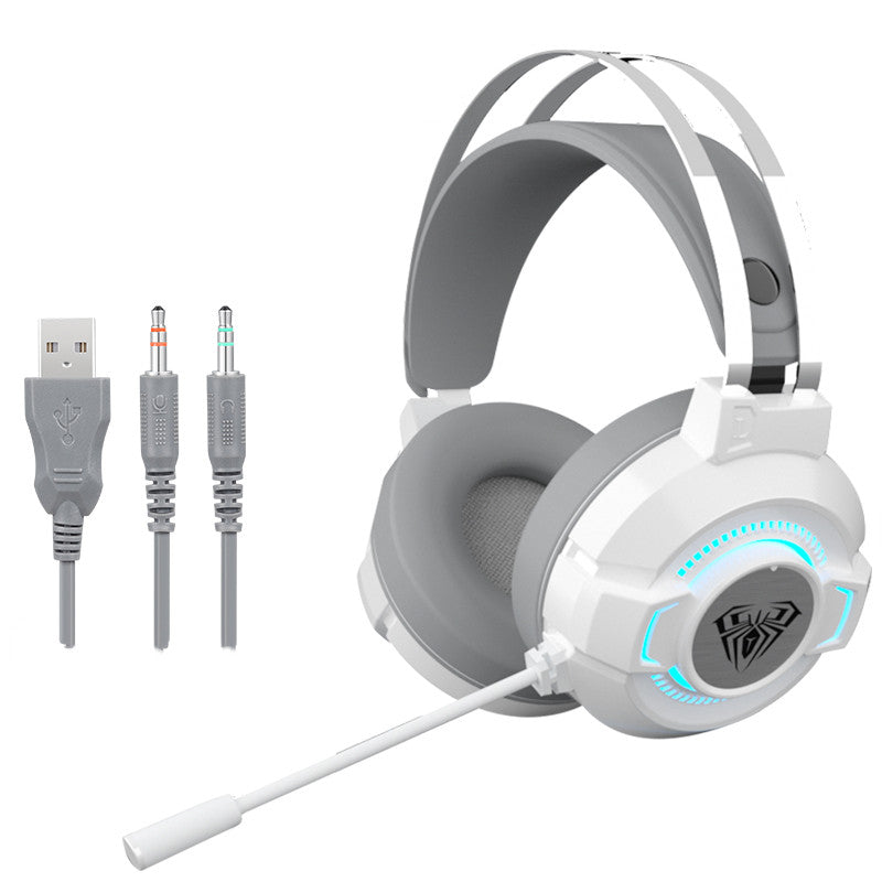 Casque Gaming S602 – Réduction de Bruit, Son 7.1 Virtuel & LED RGB