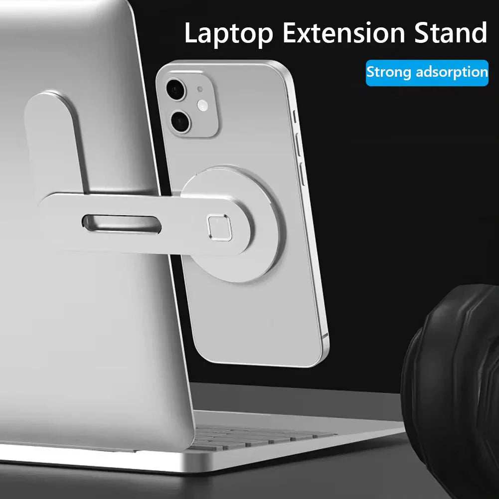 Support téléphone magnétique pliable avec chargeur sans fil 15W compatible Tesla et smartphones