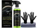 PRIMOVA Graphene Spray Coating bottle with microfiber towel and gloves for car paint protection